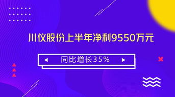川儀股份上半年業績穩健增長 凈利同比增35%至9550萬元，技術咨詢業務成為新亮點